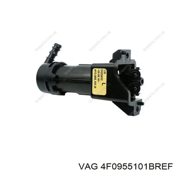 4F0955101BREF VAG suporte do injetor de fluido para lavador das luzes (cilindro de elevação)