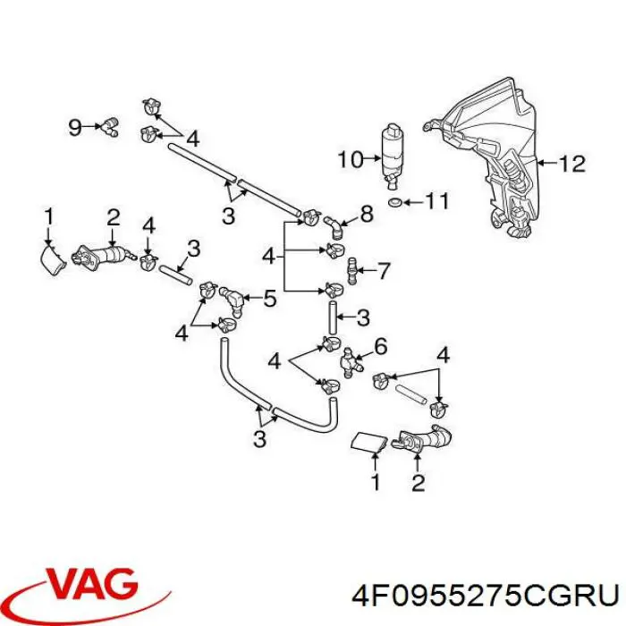  VAG 4F0955275CGRU цена, от 41.32 USD