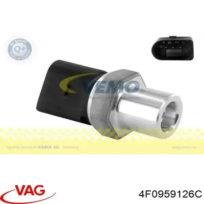 4F0959126C VAG датчик абсолютного давления кондиционера