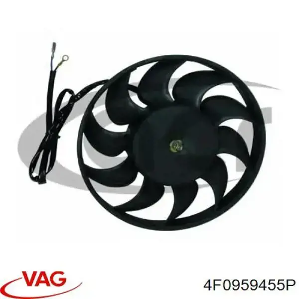 Электровентилятор охлаждения в сборе VAG 4F0959455P цена, от 47.87 USD