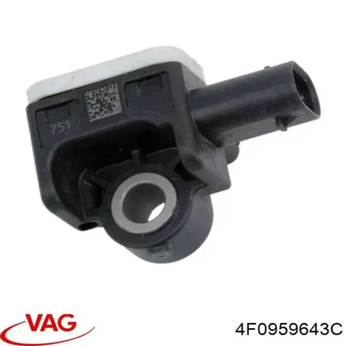 4F0959643C VAG датчик airbag задний