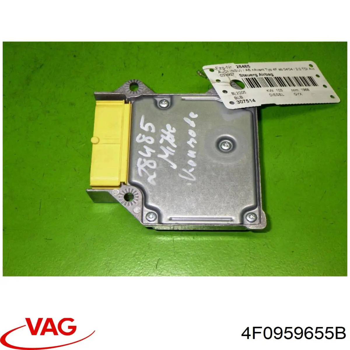 Купить 4F0959655B VAG Модуль-процессор управления подушкой безопасности