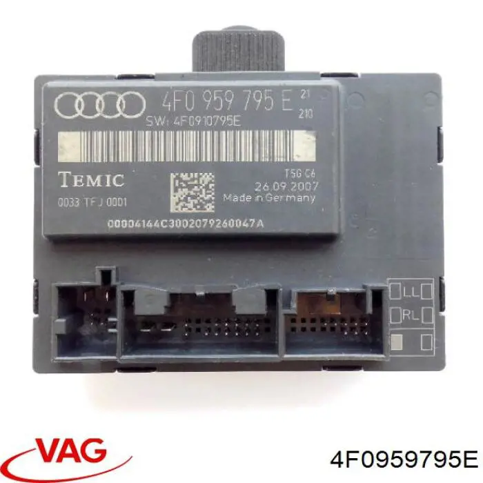 Блок комфорта задней двери VAG 4F0959795E цена, от 8.30 USD