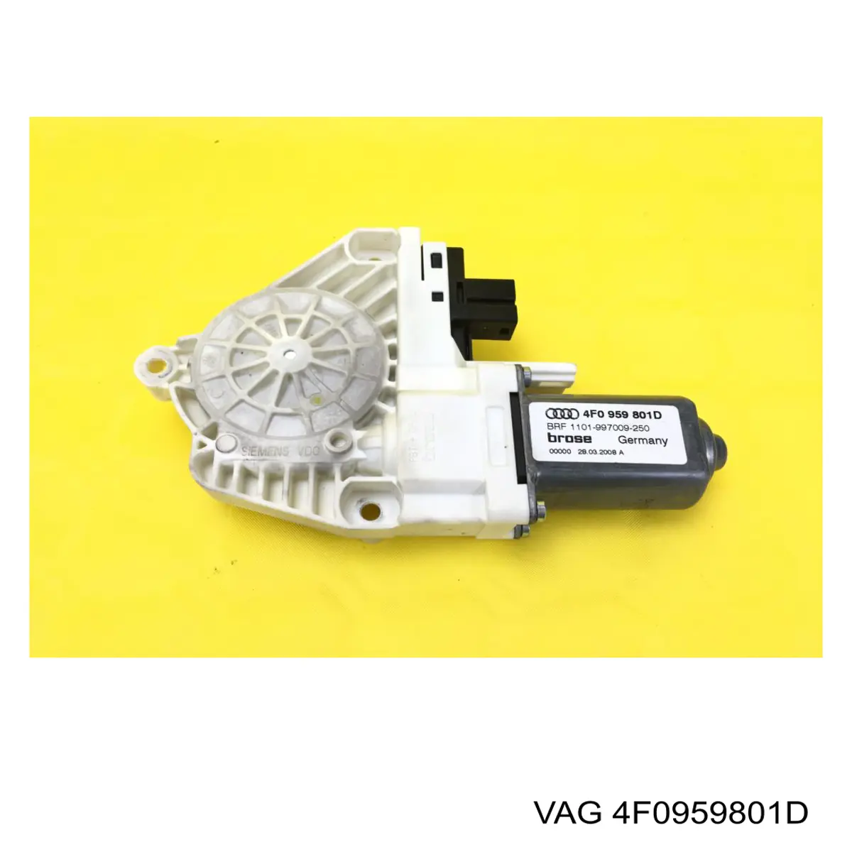 Мотор стеклоподъемника двери передней левой 4F0959801D VAG