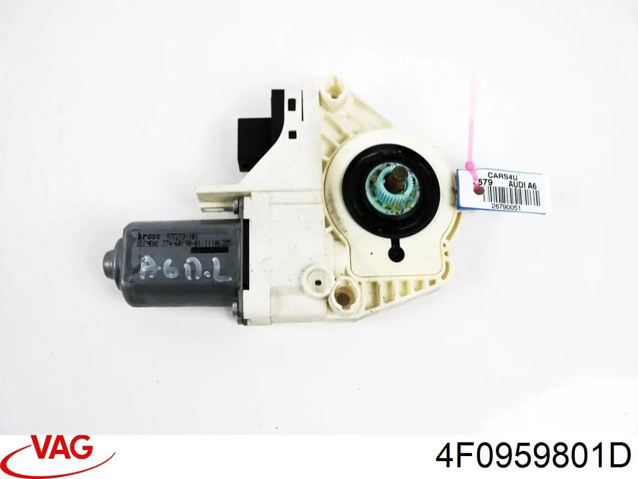 Мотор стеклоподъемника водительской двери VAG 4F0959801D цена, от 7.53 USD