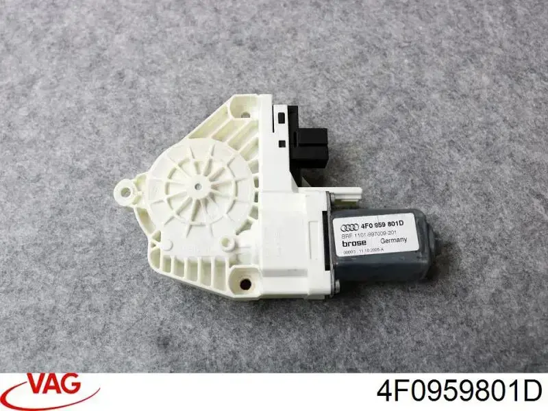 Купить 4F0959801D VAG Мотор стеклоподъемника двери передней левой