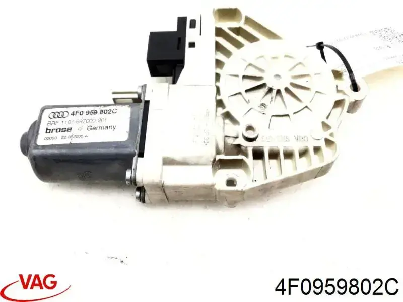 Купить 4F0959802C VAG Мотор стеклоподъемника двери задней правой