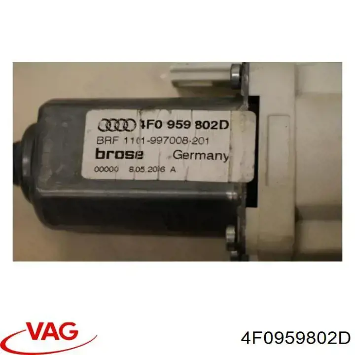 Купить 4F0959802D VAG Мотор стеклоподъемника двери передней правой