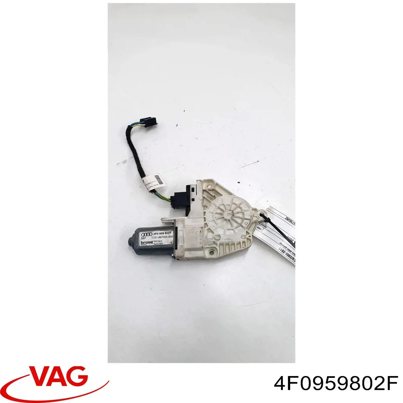 4F0959802F VAG motor de acionamento de vidro da porta traseira direita