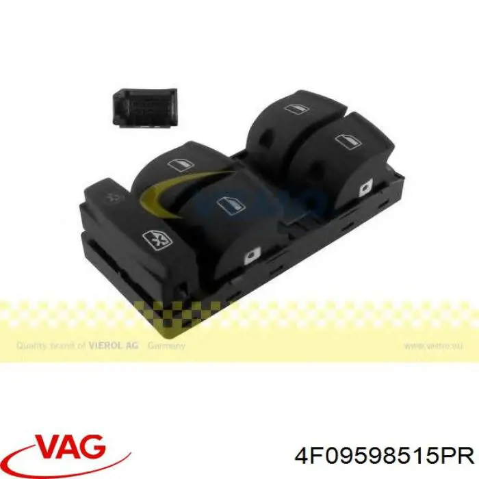 Купить 4F09598515PR VAG Кнопки переднего левого стеклоподъёмника