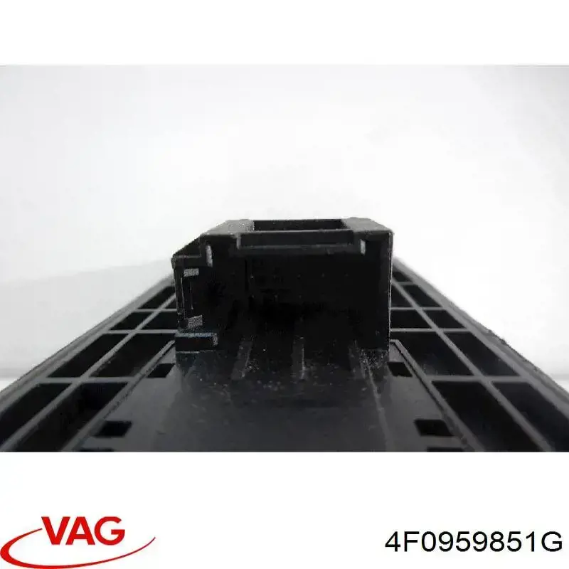4F0959851G VAG unidade de botões dianteira esquerda de controlo de elevador de vidro