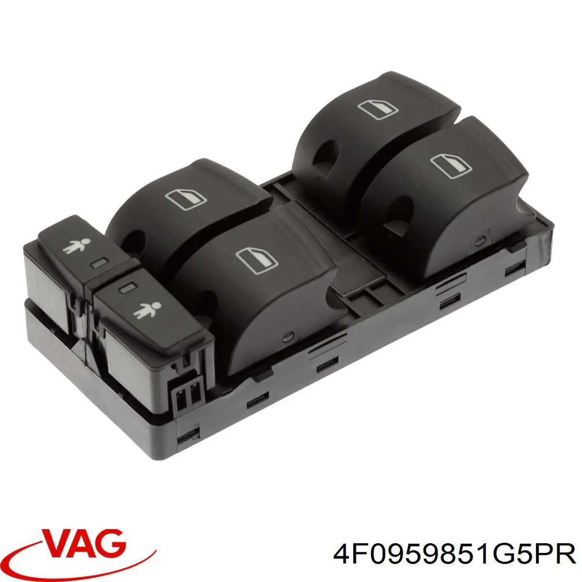 4F0959851G5PR VAG кнопочный блок управления стеклоподъемником передний левый