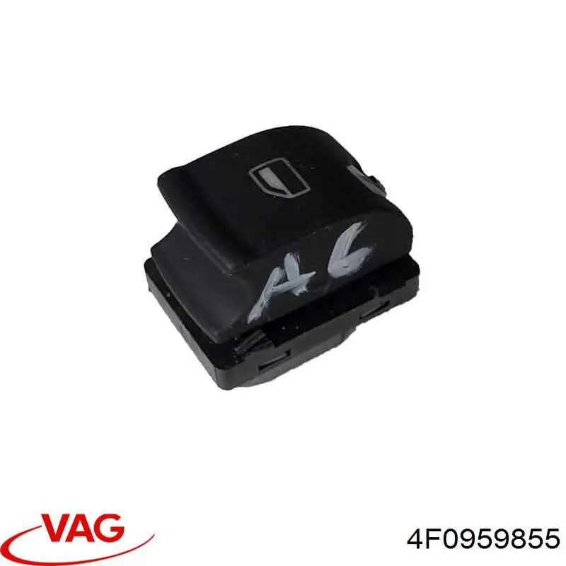 4F0959855 VAG кнопка включения мотора стеклоподъемника передняя правая