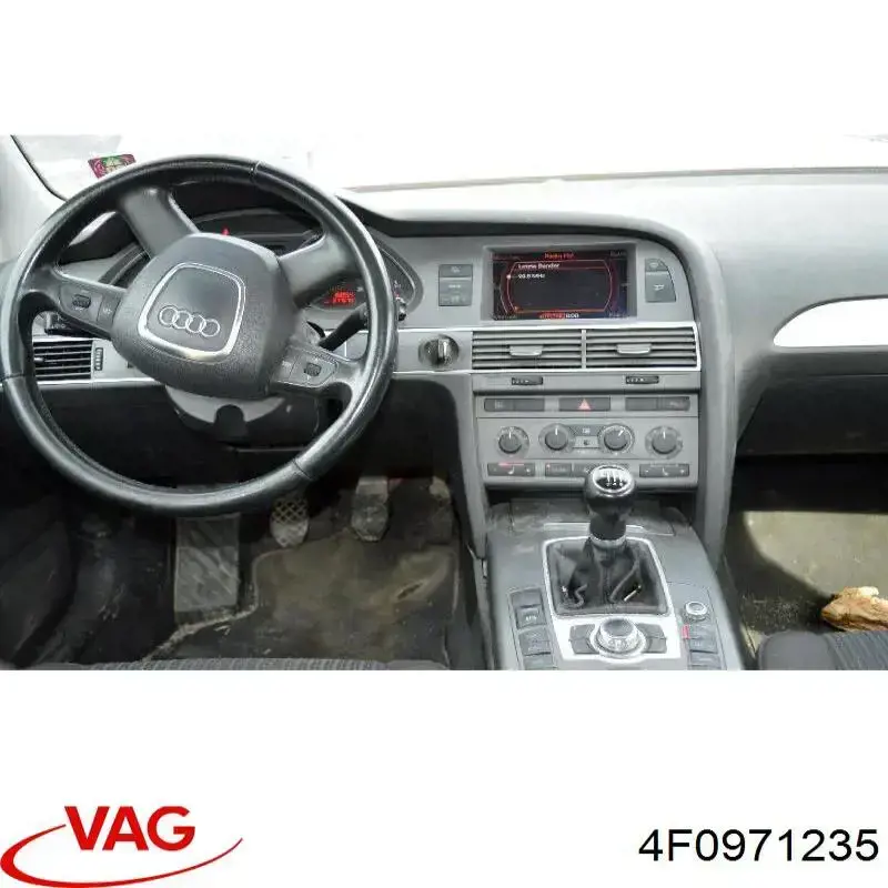 Кабель массы аккумулятора (АКБ) 4F0971235 VAG