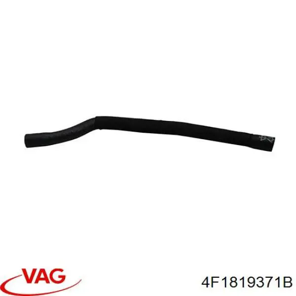 4F1819371B VAG шланг радиатора отопителя (печки, подача)