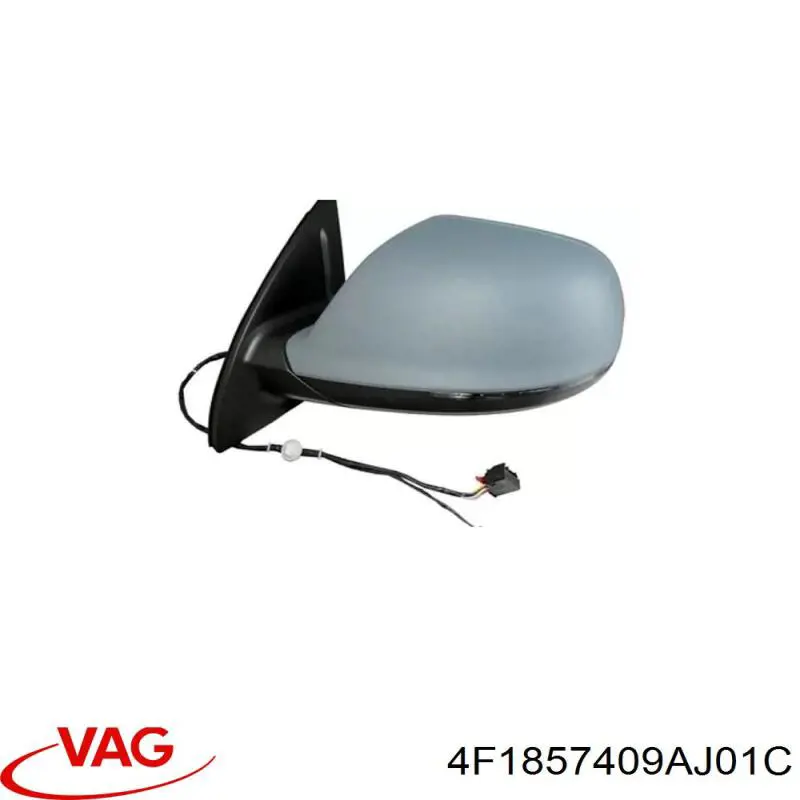 Зеркало заднего вида, левое VAG 4F1857409AJ01C цена, от 188.10 USD