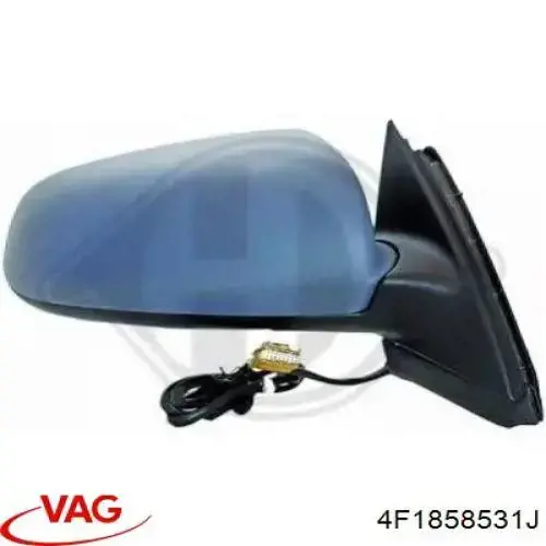 4F1858531J VAG espelho de retrovisão esquerdo
