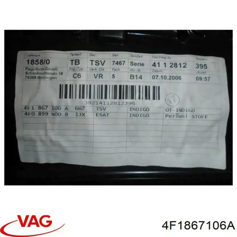  4F1867106A VAG