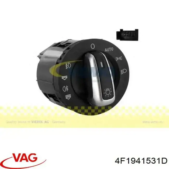 Купить 4F1941531D VAG Переключатель света фар на "торпедо"