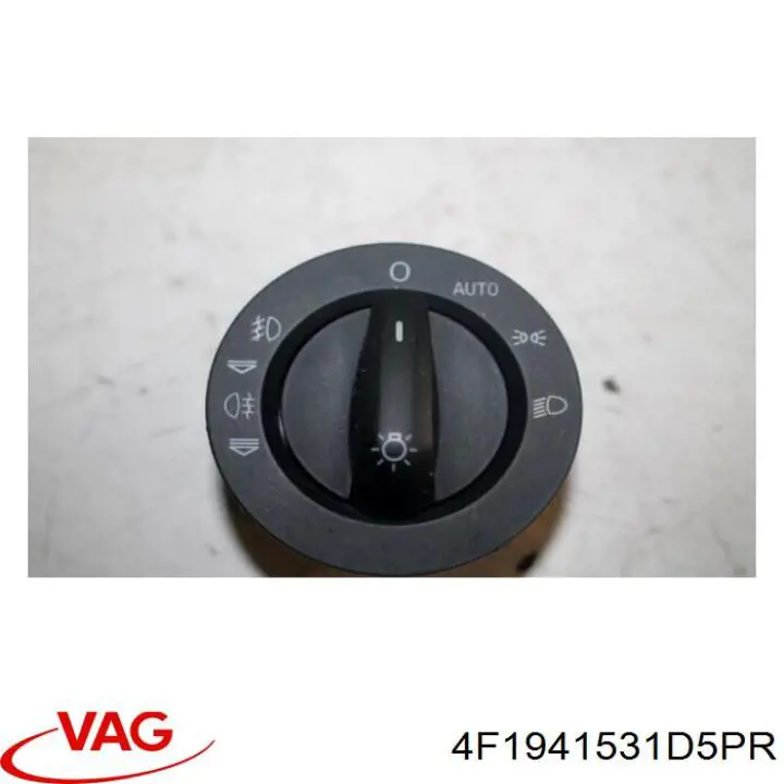 4F1941531D5PR VAG переключатель света фар на "торпедо"