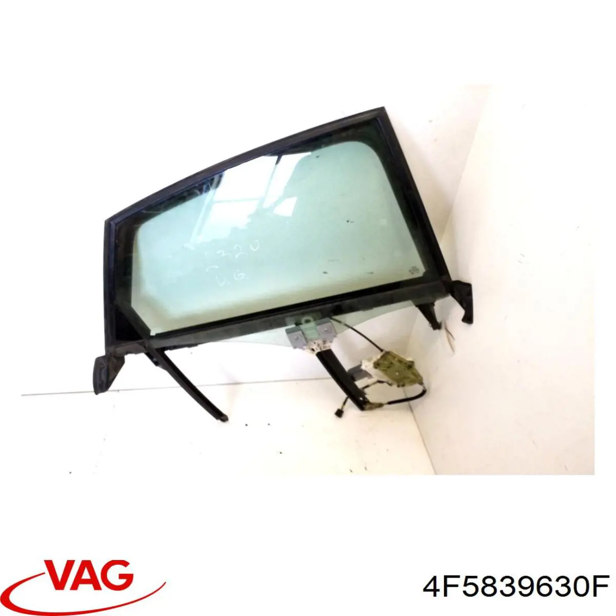 4F5839630D VAG quadro da janela da porta traseira direita