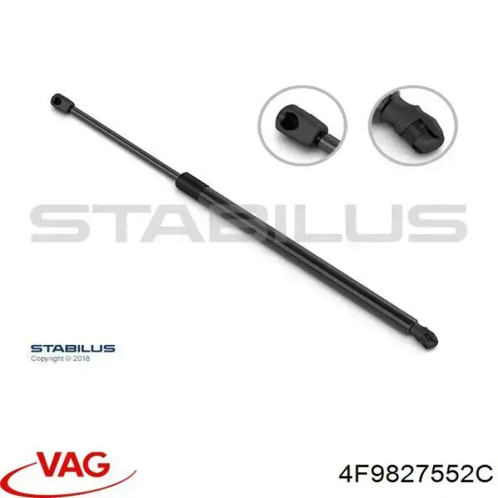 Купить 4F9827552C VAG Амортизатор двери багажника