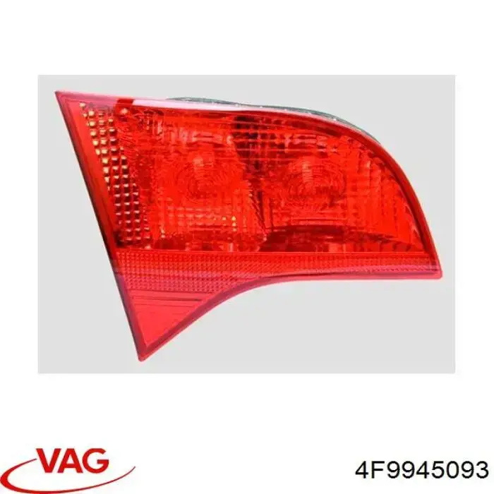 Фонарь задний левый, внутренний VAG 4F9945093 цена, от 79.26 USD