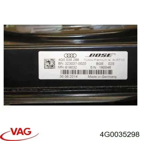  4G0035298 VAG