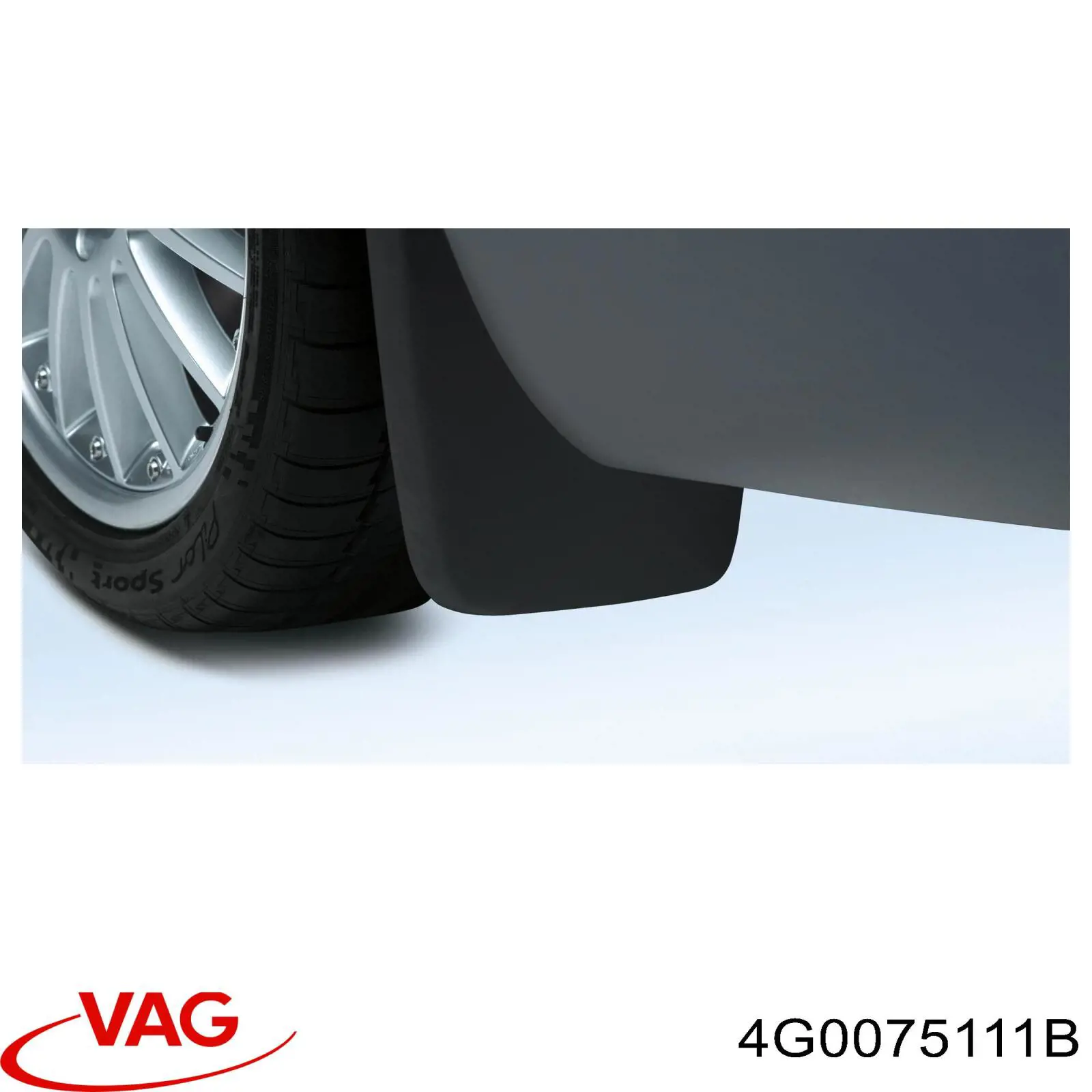 Купить 4G0075111B VAG Передние брызговики