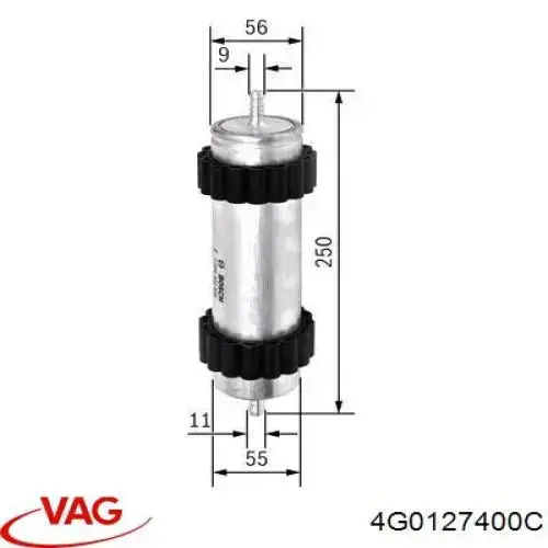 Купить 4G0127400C VAG Фильтр-отстойник топлива грубой очистки