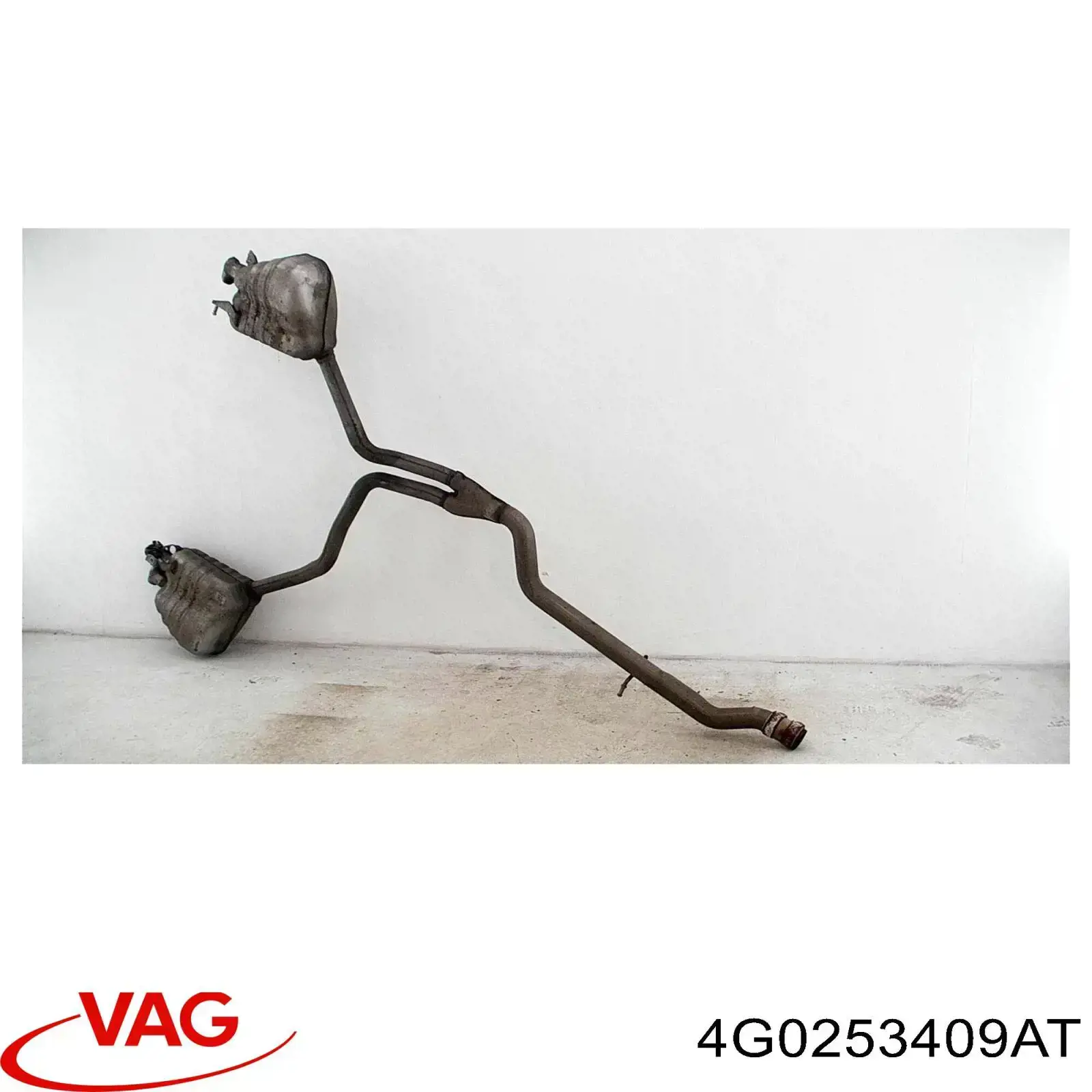 Глушитель, центральная часть VAG 4G0253409AT цена, от 126.69 USD