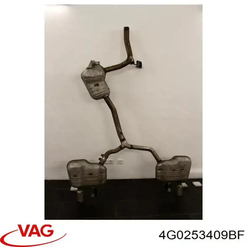 Глушитель, центральная часть VAG 4G0253409H цена, от 31.67 USD
