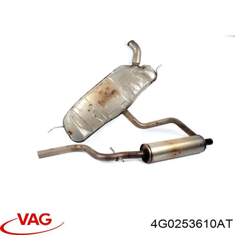 Купить 4G0253610AT VAG Глушитель задний