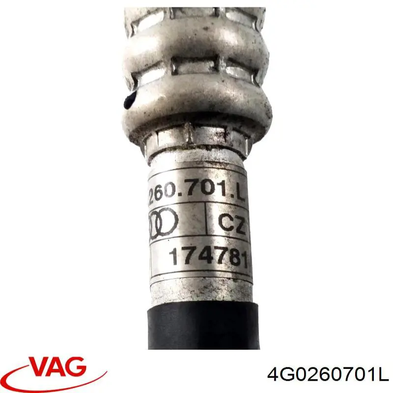 Шланг кондиционера, от компрессора к радиатору VAG 4G0260701L цена, от 44.34 USD