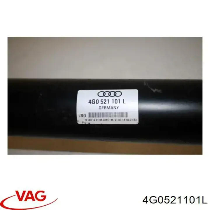 Кардан задний 4G0521101L VAG