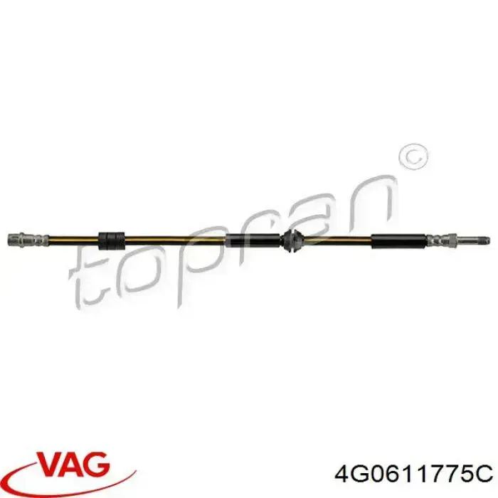 Тормозной шланг задний VAG 4G0611775C цена, от 5.20 USD