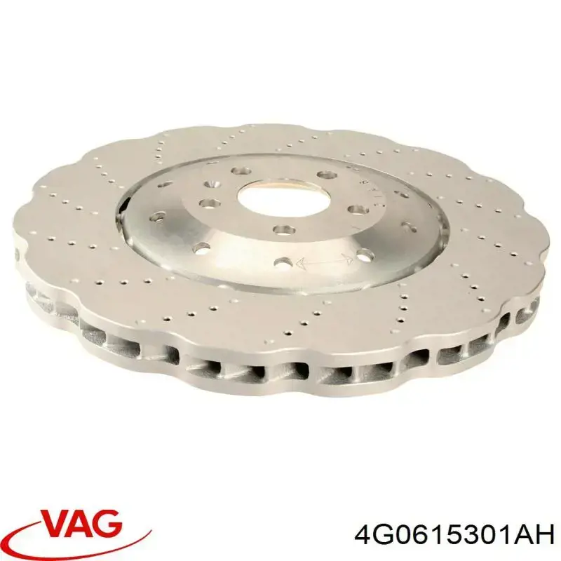 Купить 4G0615301AH VAG Ротор тормозной