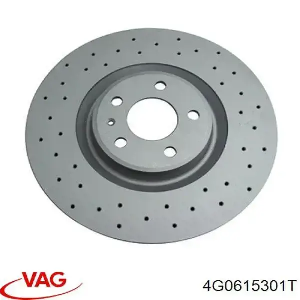 4G0615301T VAG Диск тормозной передний