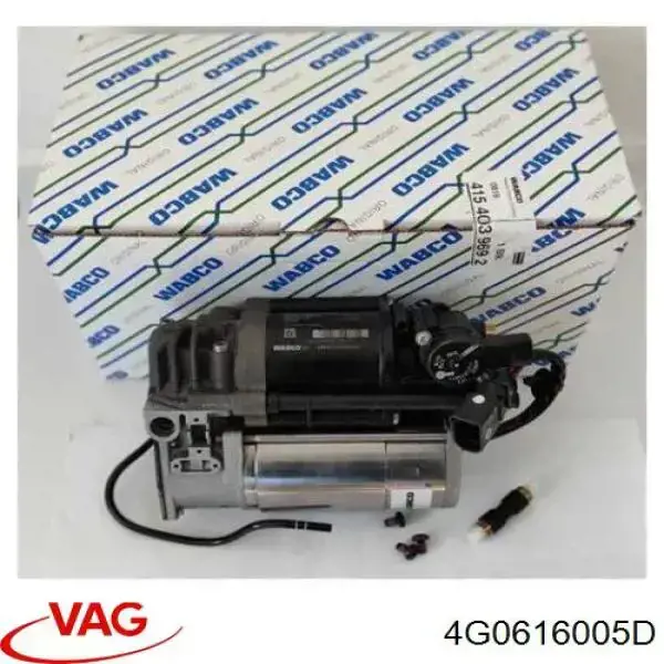 Компрессор пневмоподкачки (амортизаторов) 4G0616005D VAG