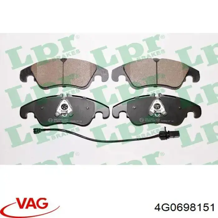 Колодки VAG 4G0698151 цена, от 71.70 USD