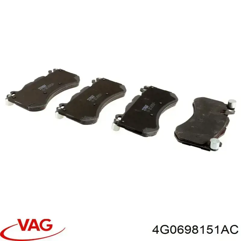 Купить 4G0698151AC VAG Колодки тормозные