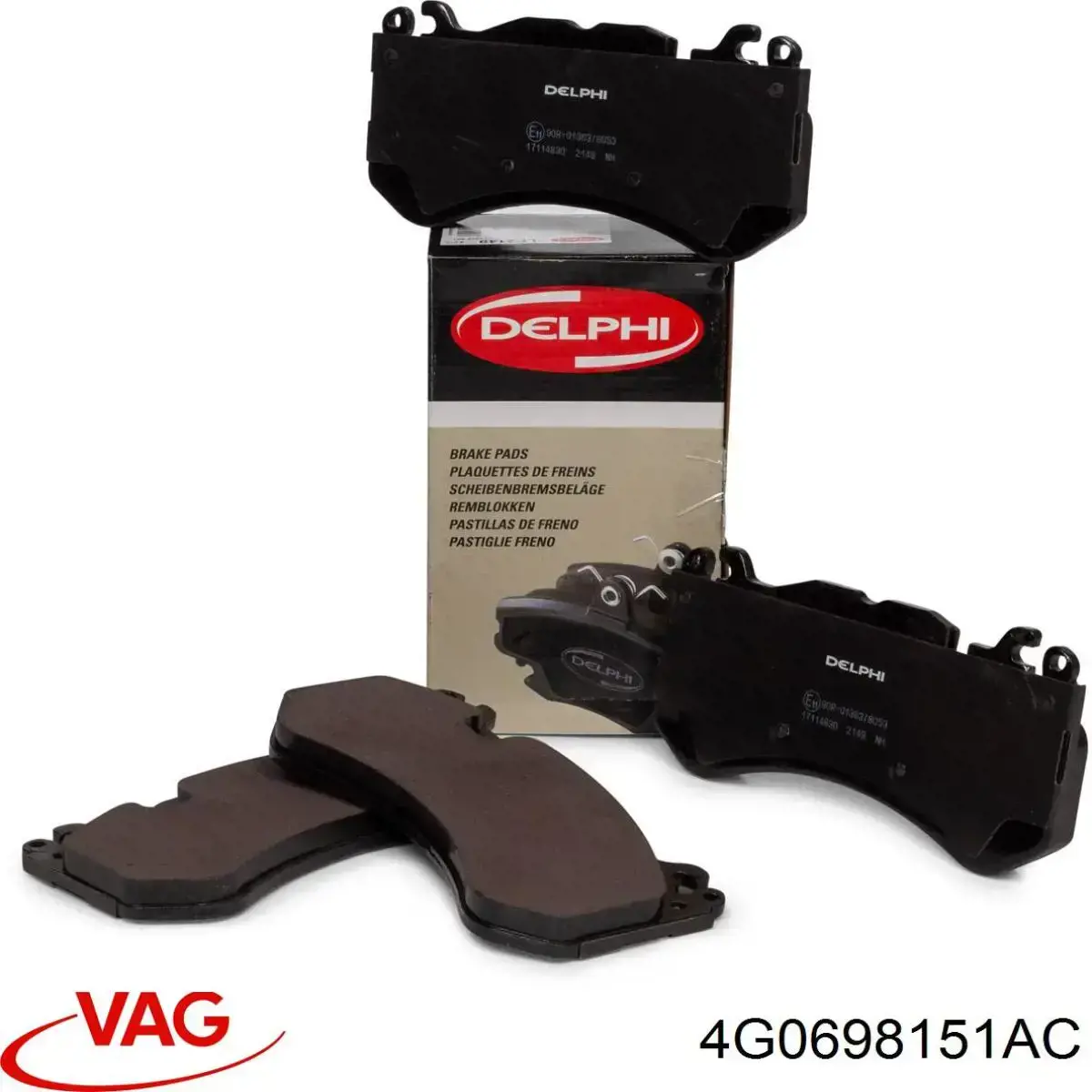 Колодки VAG 4G0698151AC цена, от 36.06 USD