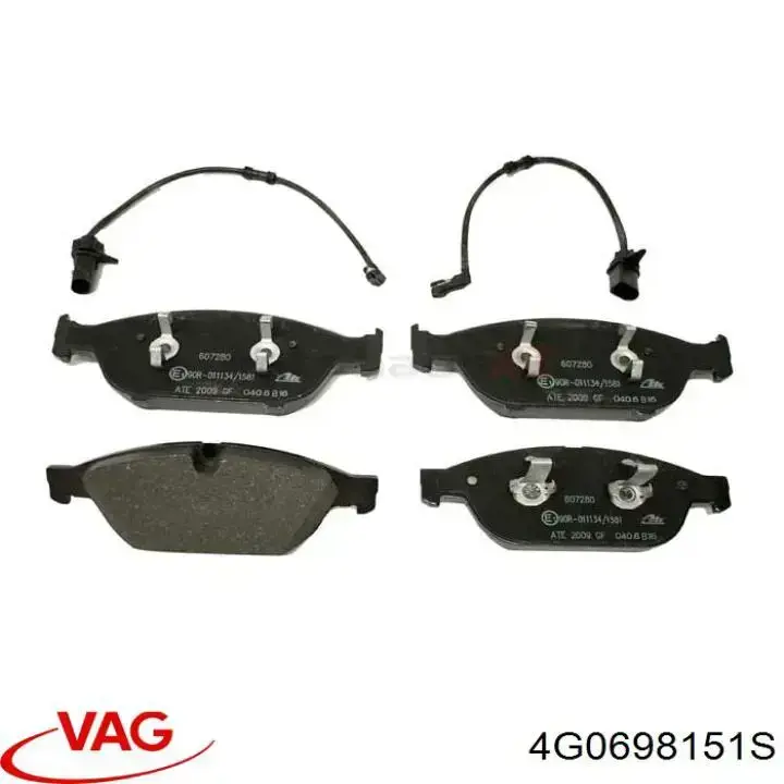 Передние тормозные колодки 4G0698151S VAG