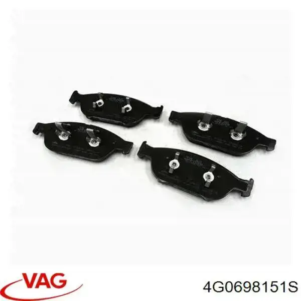 Купить 4G0698151S VAG Колодки тормозные