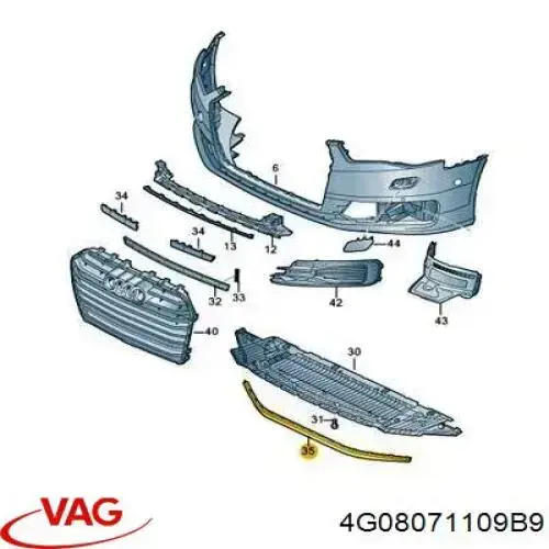 4G08071109B9 VAG/Audi