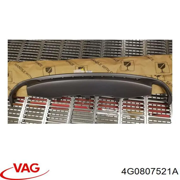 Юбка заднего бампера VAG 4G0807521A цена, от 25.34 USD