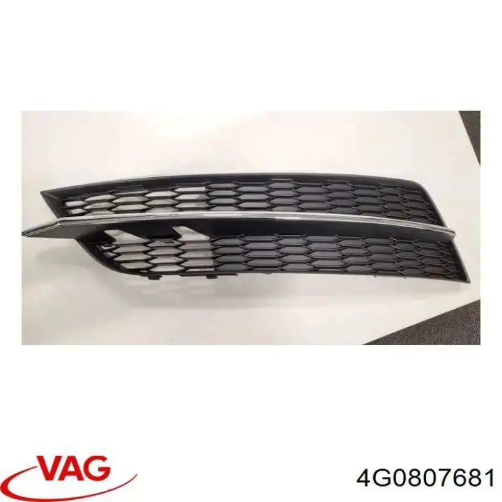 Решетка противотуманных фар левая VAG 4G0807681