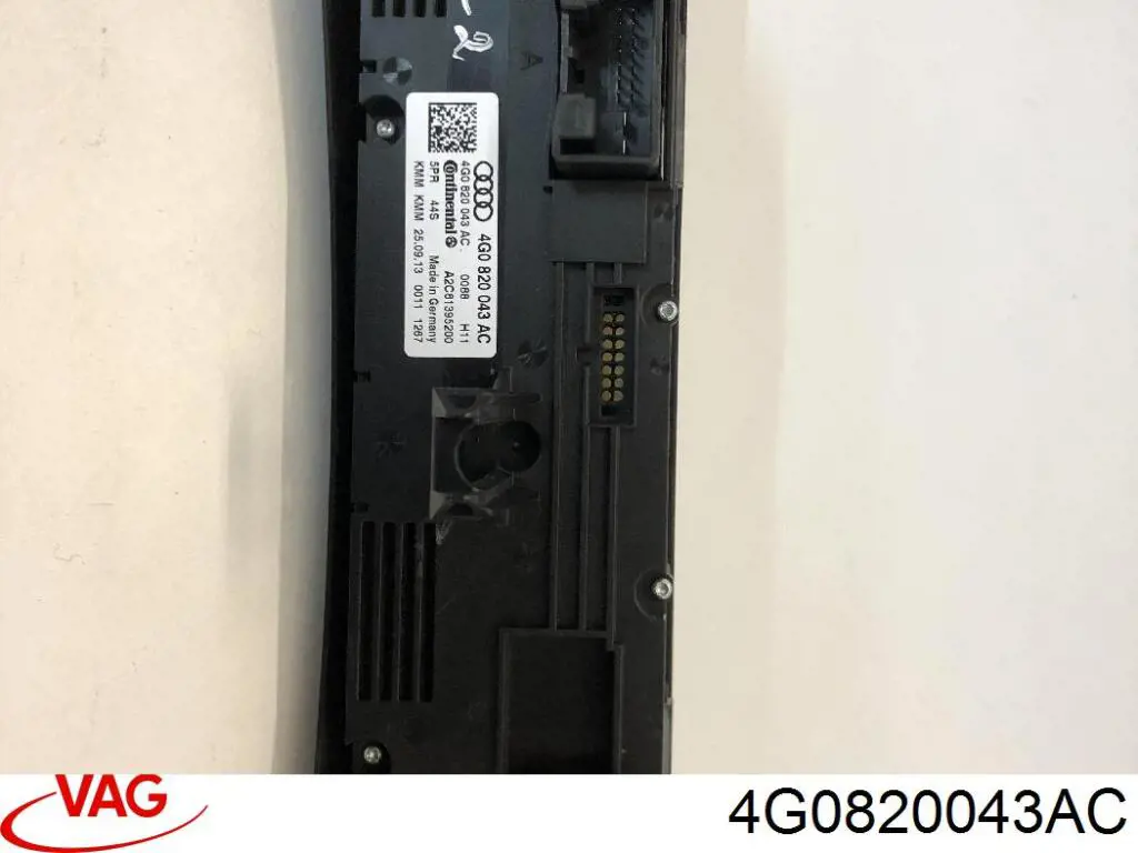  Unidade de controlo dos modos de aquecimento/condicionamento Audi A6 C7 sedan (4G2, 4GC) (2010 - 2019) C7