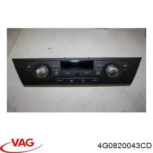 Блок управления кондиционером 4G0820043CD VAG
