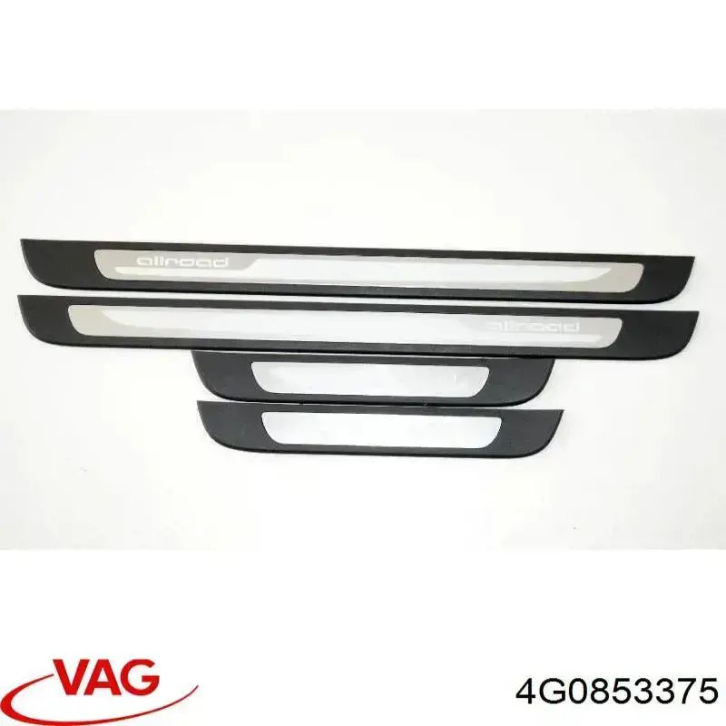 4G0853375 VAG Накладка дверного порога внутренняя, задняя левая